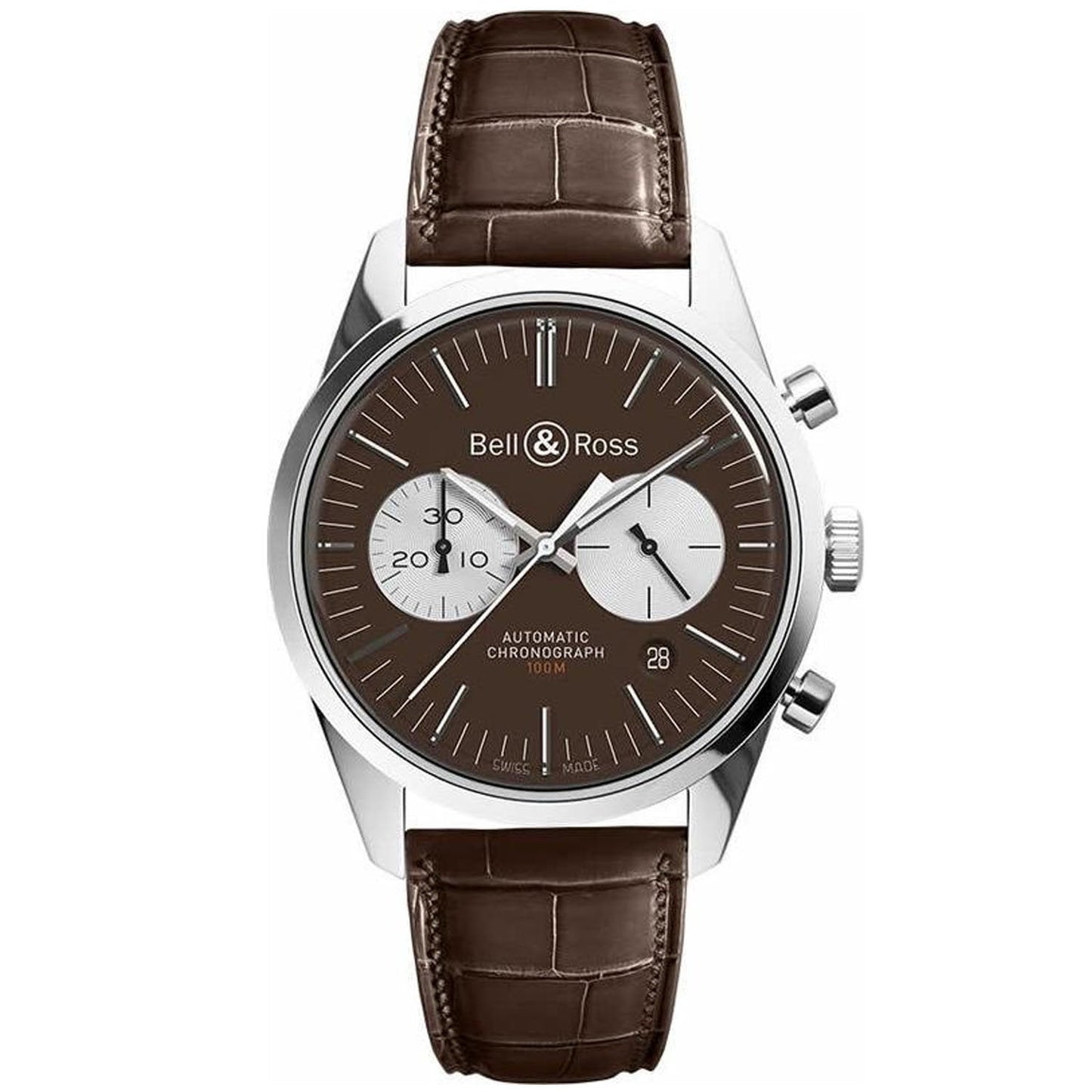 Bell & Ross Men's Officer Brown