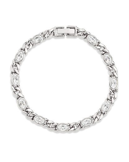 Cassie CZ Bezel Tennis Bracelet