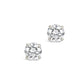 Sterling Silver 4mm CZ Stud Earrings