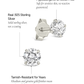 Sterling Silver 4mm CZ Stud Earrings