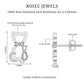 Certified Diamond Cat Stud Earrings