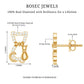Certified Diamond Cat Stud Earrings