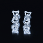 Certified Diamond Cat Stud Earrings