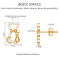 Certified Diamond Cat Stud Earrings