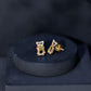 Certified Diamond Cat Stud Earrings