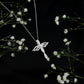 Certified Lab Grown Diamond Prong Set Cross Angel Necklace