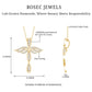 Certified Lab Grown Diamond Prong Set Cross Angel Necklace