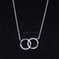 Certified Diamond Circle Pendant Necklace