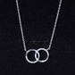 Certified Diamond Circle Pendant Necklace