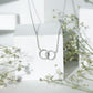 Certified Diamond Circle Pendant Necklace