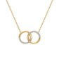 Certified Diamond Circle Pendant Necklace