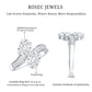 Certified Lab Grown Diamond Designer 2 Stone Engagement Ring