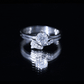 Certified 6 MM Lab Grown Diamond Designer Bridal Ring Set