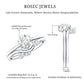Certified 6 MM Lab Grown Diamond Designer Bridal Ring Set
