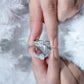 Lab Grown Diamond 0.75 Carat Oval Shaped Double Band Engagement Ring