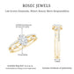 Lab Grown Diamond 0.75 Carat Oval Shaped Double Band Engagement Ring