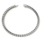 6ctw Lab Created Moissanite Tennis Bracelet - 3mm Stones - Choice of White or 14K Gold Plated Finish