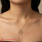 Diamond Accent Double Heart Infinity Pendant Necklace