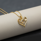 Diamond Accent Double Heart Infinity Pendant Necklace