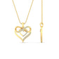 Diamond Accent Double Heart Infinity Pendant Necklace