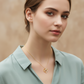 Diamond Accent Double Heart Infinity Pendant Necklace